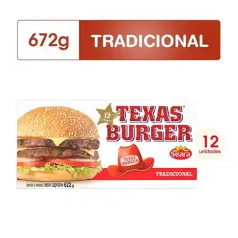 Supermercados Pedroso Hambúrguer seara texas burguer 672g oferta