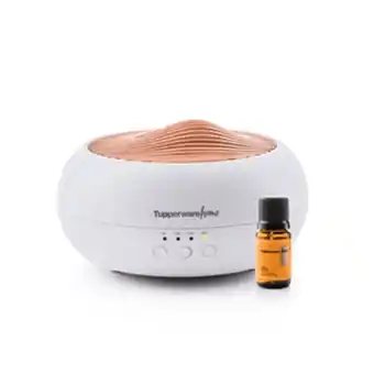 Kit difusor elétrico sonic mist e óleo essencial happy breeze