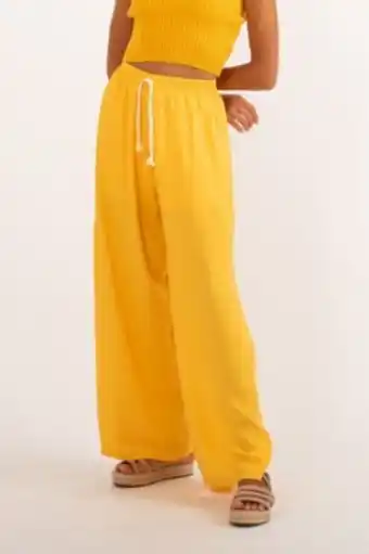 Calça riviere amarela