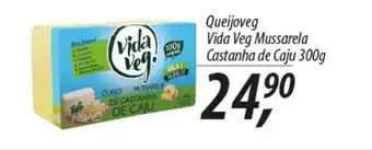 Asun Queijoveg Vida Veg Mussarela Castanha De Caju oferta