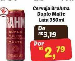Semar Supermercado Cerveja Brahma Duplo Malte Lata oferta