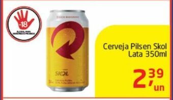 Tenda Atacado Cerveja pilsen skol 350ml oferta