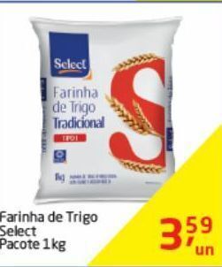 Tenda Atacado Farinha de trigo select 1kg oferta