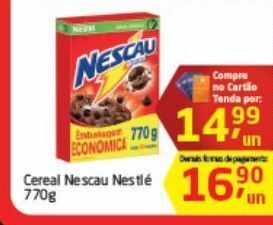 Tenda Atacado Cereal nescau nestlé 770g oferta