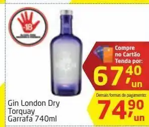 Gin london dry torquay 740ml