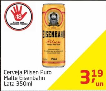 Tenda Atacado Cerveja pilsen puro malte eisenbahn 350ml oferta