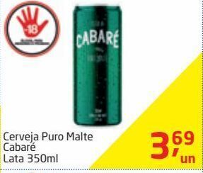 Cerveja puro malte cabaré 350ml