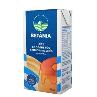 Super Lagoa Leite condensado semidesnatado betania 395g oferta
