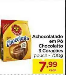 Carrefour Bairro Achocolatado Em Pó Chocolatto 3 Corações 700g oferta