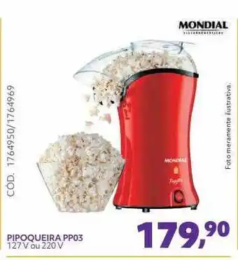 Mondial Pipoqueira Pp03 127v Ou 220v