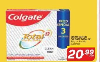 Creme dental colgate total 12