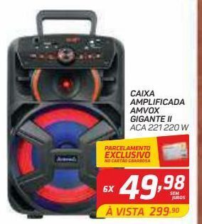 Caixa amplificada amvox gigante ii