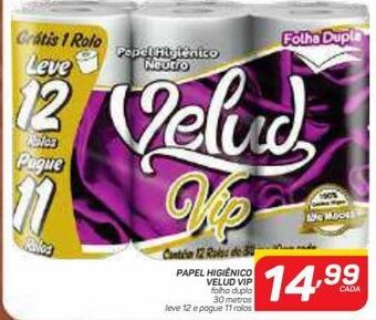 GBarbosa Papel higiênico velud vip oferta