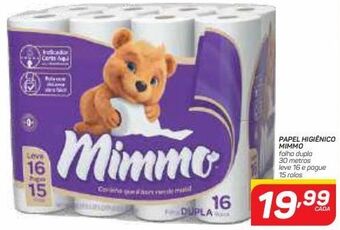 Papel higiênico mimmo