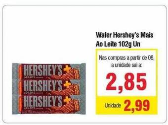 Spani Atacadista Wafer Hershey's Mais Ao Leite oferta