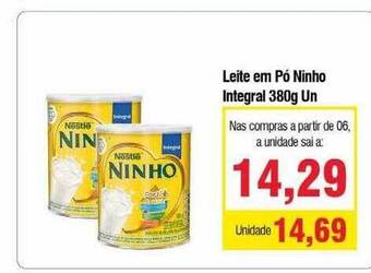 Spani Atacadista Leite Em Pó Ninho Integral oferta