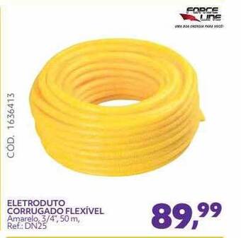 Telhanorte Eletroduto Corrugado Flexível Force Line oferta
