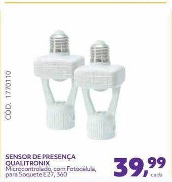Telhanorte Sensor De Presença Qualitronix oferta