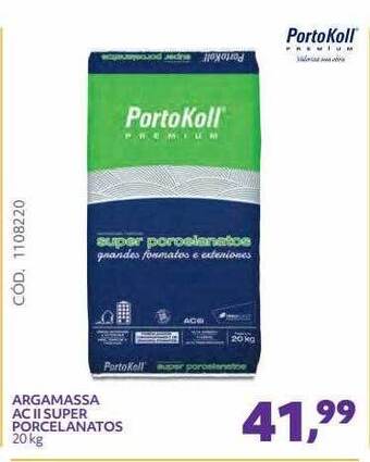 Portokoll Argamassa Ac Ii Super Porcelanatos