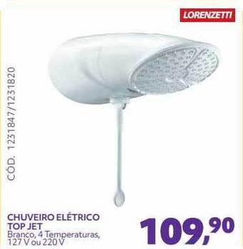 Telhanorte Lorenzetti Chuveiro Elétrico Top Jet oferta