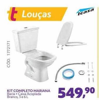 Telhanorte Icasa Kit Completo Mariana oferta