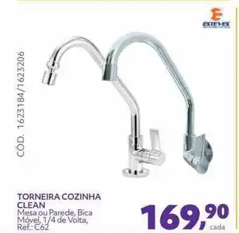 Telhanorte Torneira Cozinha Clean oferta