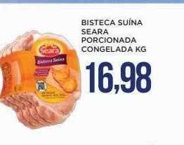 Apoio Mineiro Bisteca Suína Seara Porcionada Congelada oferta