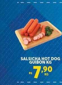 Atacadão Centro Sul Salsicha Hot Dog Guibon oferta