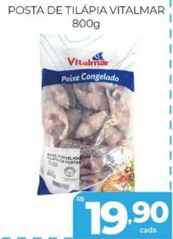Posta De Tilápia Vitalmar 800g