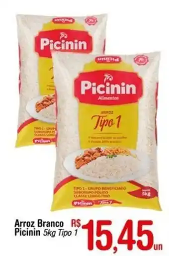 Fort Atacadista Arroz branco Picinin 5kg tipo 1 oferta