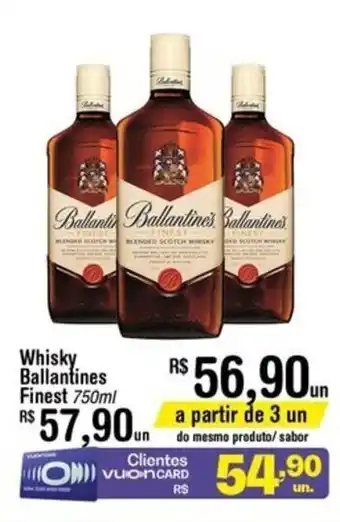 Fort Atacadista Whisky Ballantine's Finest 750ml oferta