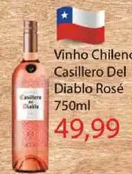 Chama Supermercados Vinho Chileno Casillero Del Diablo Rosé 750ml oferta