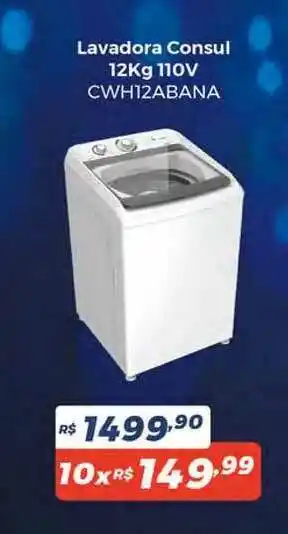 Atakarejo Lavadora Consul 12kg 110v Cwh12abana oferta