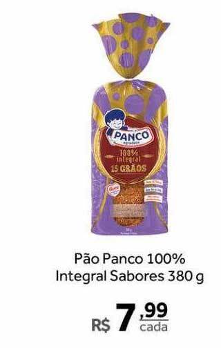 Verdemar Supermercado Pão Panco 100% Integral Sabores oferta