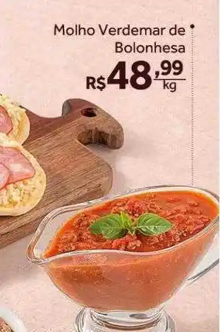 Verdemar Supermercado Molho Verdemar De Bolonhesa oferta