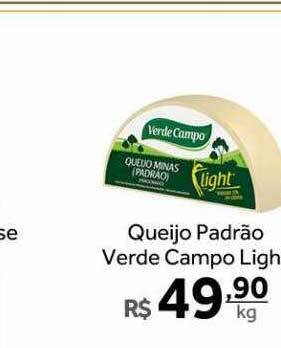 Verdemar Supermercado Queijo Padrão Verde Campo Light oferta