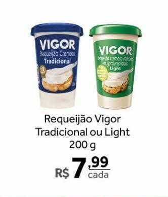 Verdemar Supermercado Requeijão Vigor Tradicional Ou Light oferta