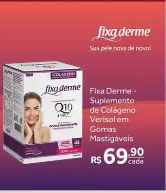 Verdemar Supermercado Fixa Derme- Suplemento De Colágeno Verisol Em Gomas Mastigaveis oferta