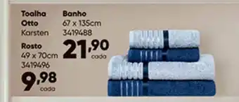 Toalha Otto, Rosto,