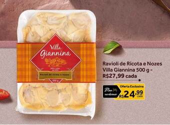 Verdemar Supermercado Ravioli De Ricota E Nozes Villa Giannina oferta