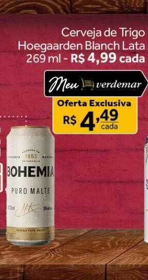 Verdemar Supermercado Cerveja Bohemia oferta