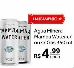 Verdemar Supermercado Agua Mineral Mamba Water C Ou S Gas oferta