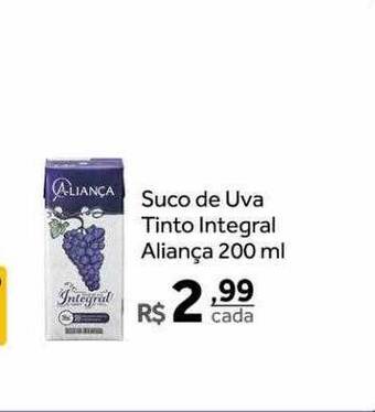 Verdemar Supermercado Suco De Uva Tinto Integral Aliança oferta