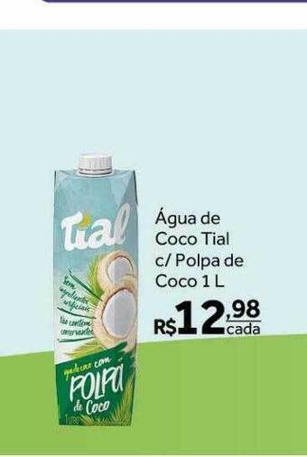 Verdemar Supermercado água De Coco Tial C- Polpa De Coco oferta