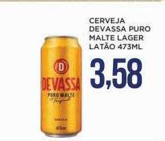 Cerveja Devassa Puro Malte Lager Latão