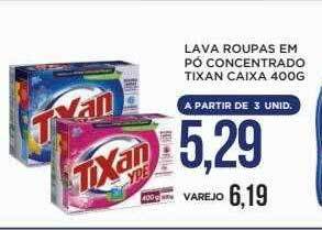 Apoio Mineiro Lava Roupas Em Pó Concentrado Tixan Caixa oferta