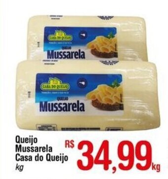 Fort Atacadista Queijo Mussarela Casa de Queijo 1kg oferta
