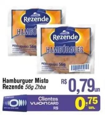 Fort Atacadista Hamburgur Misto Rezende 56g oferta