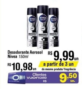 Fort Atacadista Desodorante Aerosol Nivea 150ml oferta