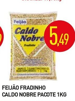 Calvo Atacadista Feijao Fradinho Caldo Nobre 1kg oferta